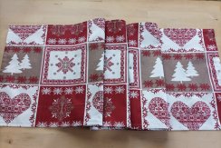 Běhoun  na stůl- vánoční patchwork