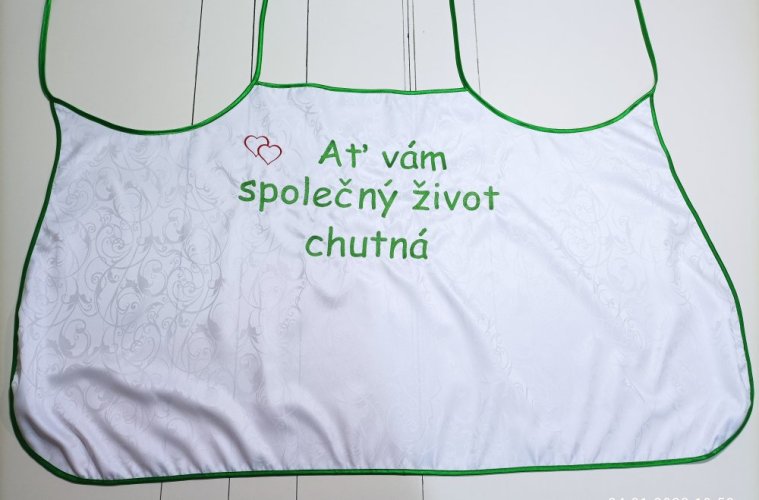 Bryndák pro novomanžele - láhvově zelený
