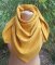 Šátek z mušelínu - hořčicový