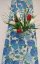 Běhoun na stůl - modré hortenzie
