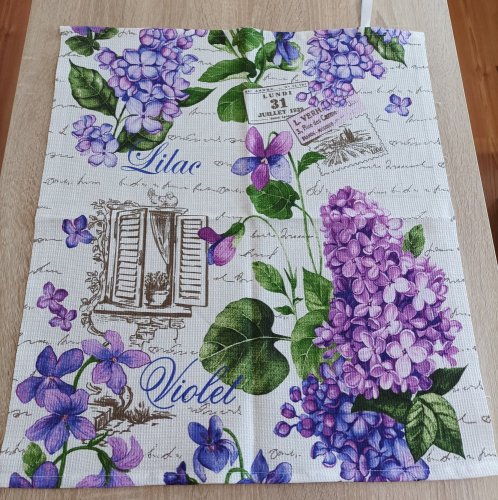 Utěrka - lilac violet