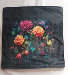 Povlak na polštář z panelu - růže